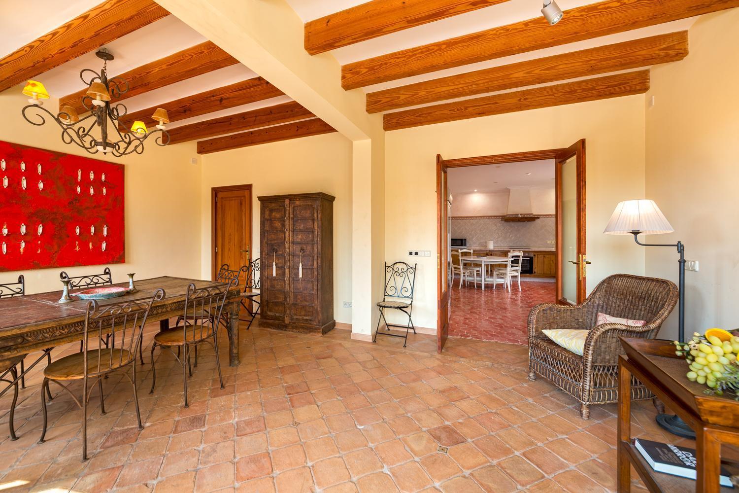 Mallorca Finca Haus Mit Pool Direkt Am Meer Es Trenc, Bootstour Moeglich Sa Rapita Luaran gambar