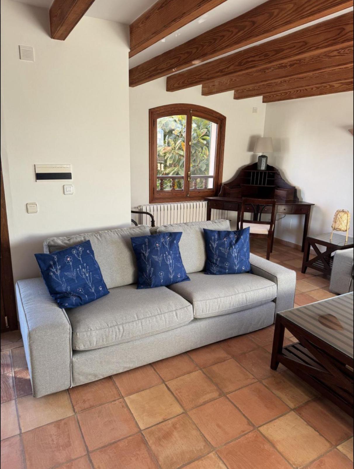 Mallorca Finca Haus Mit Pool Direkt Am Meer Es Trenc, Bootstour Moeglich Sa Rapita Luaran gambar