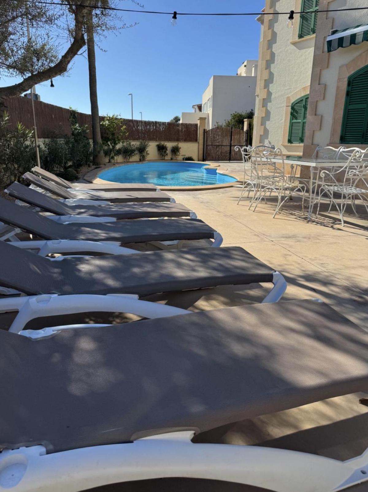 Mallorca Finca Haus Mit Pool Direkt Am Meer Es Trenc, Bootstour Moeglich Sa Rapita Luaran gambar