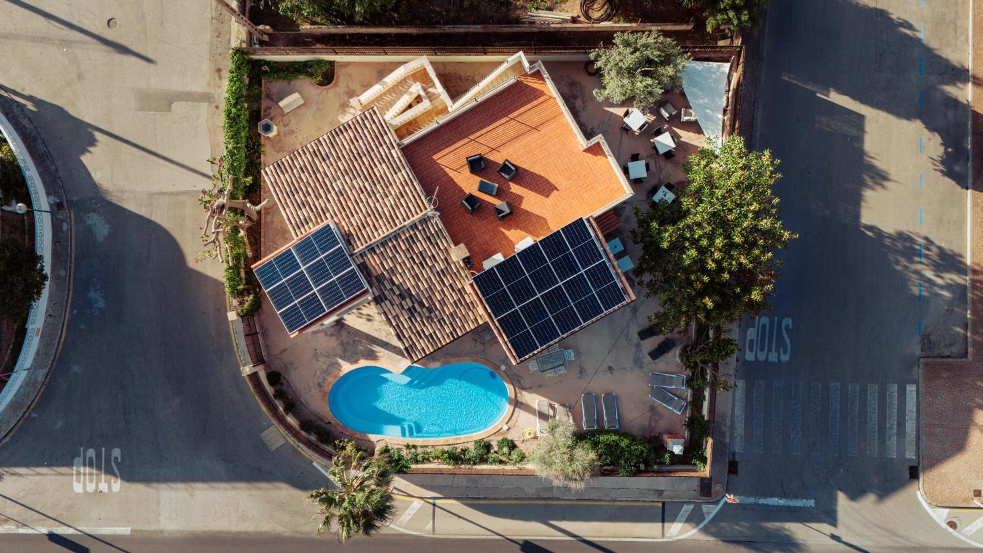 Mallorca Finca Haus Mit Pool Direkt Am Meer Es Trenc, Bootstour Moeglich Sa Rapita Luaran gambar