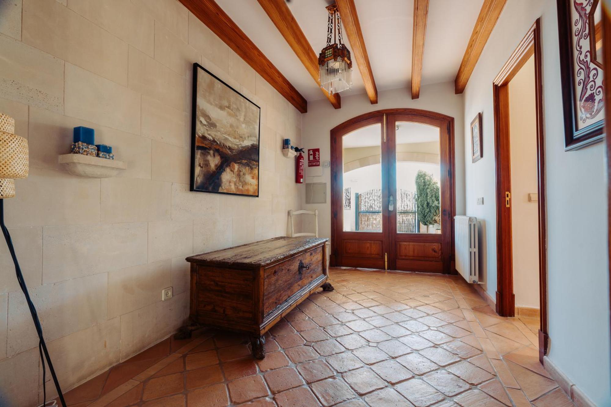 Mallorca Finca Haus Mit Pool Direkt Am Meer Es Trenc, Bootstour Moeglich Sa Rapita Luaran gambar