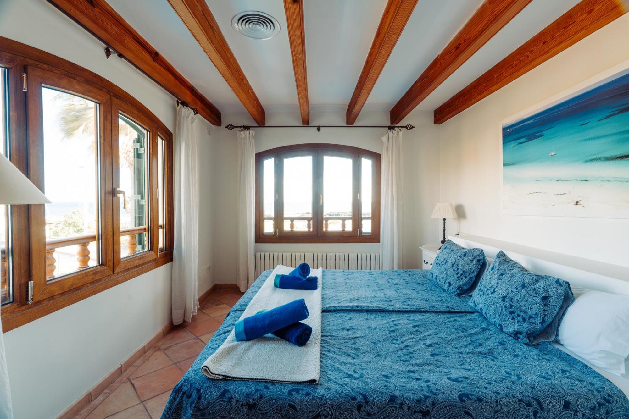 Mallorca Finca Haus Mit Pool Direkt Am Meer Es Trenc, Bootstour Moeglich Sa Rapita Luaran gambar