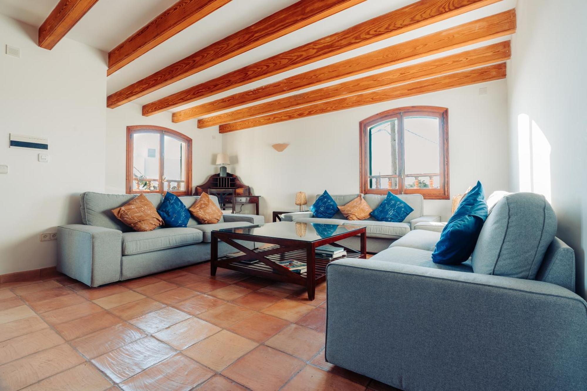 Mallorca Finca Haus Mit Pool Direkt Am Meer Es Trenc, Bootstour Moeglich Sa Rapita Luaran gambar