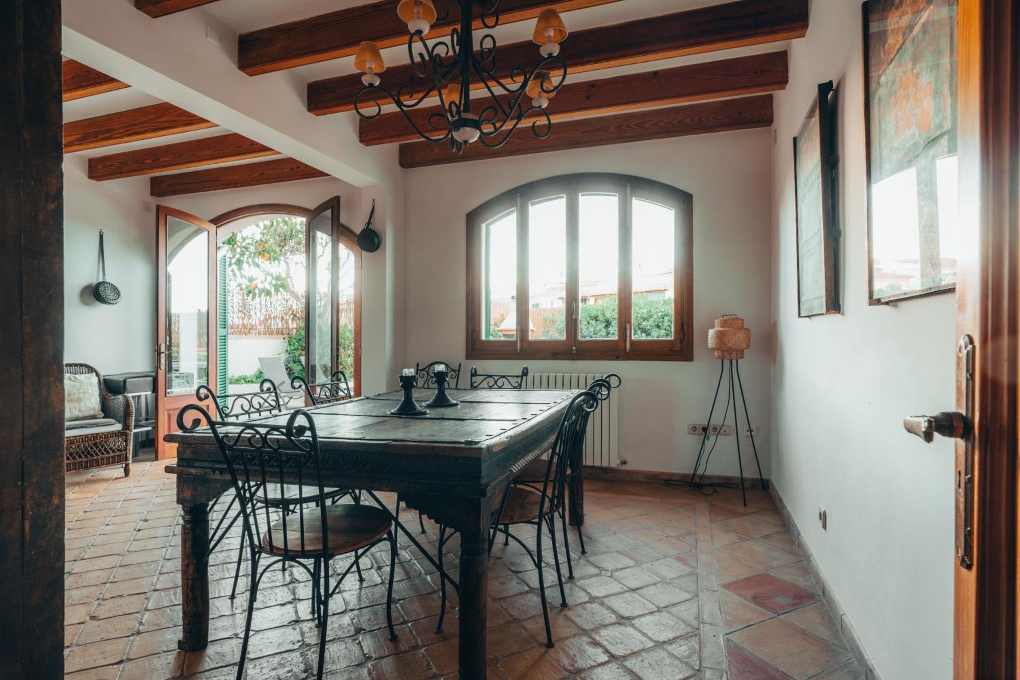 Mallorca Finca Haus Mit Pool Direkt Am Meer Es Trenc, Bootstour Moeglich Sa Rapita Luaran gambar