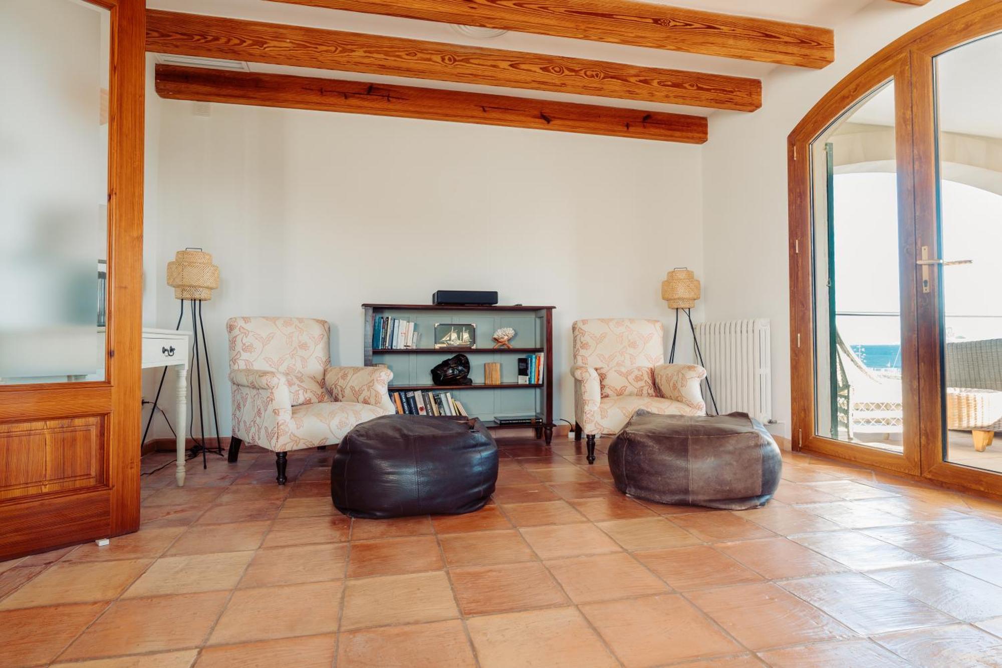 Mallorca Finca Haus Mit Pool Direkt Am Meer Es Trenc, Bootstour Moeglich Sa Rapita Luaran gambar