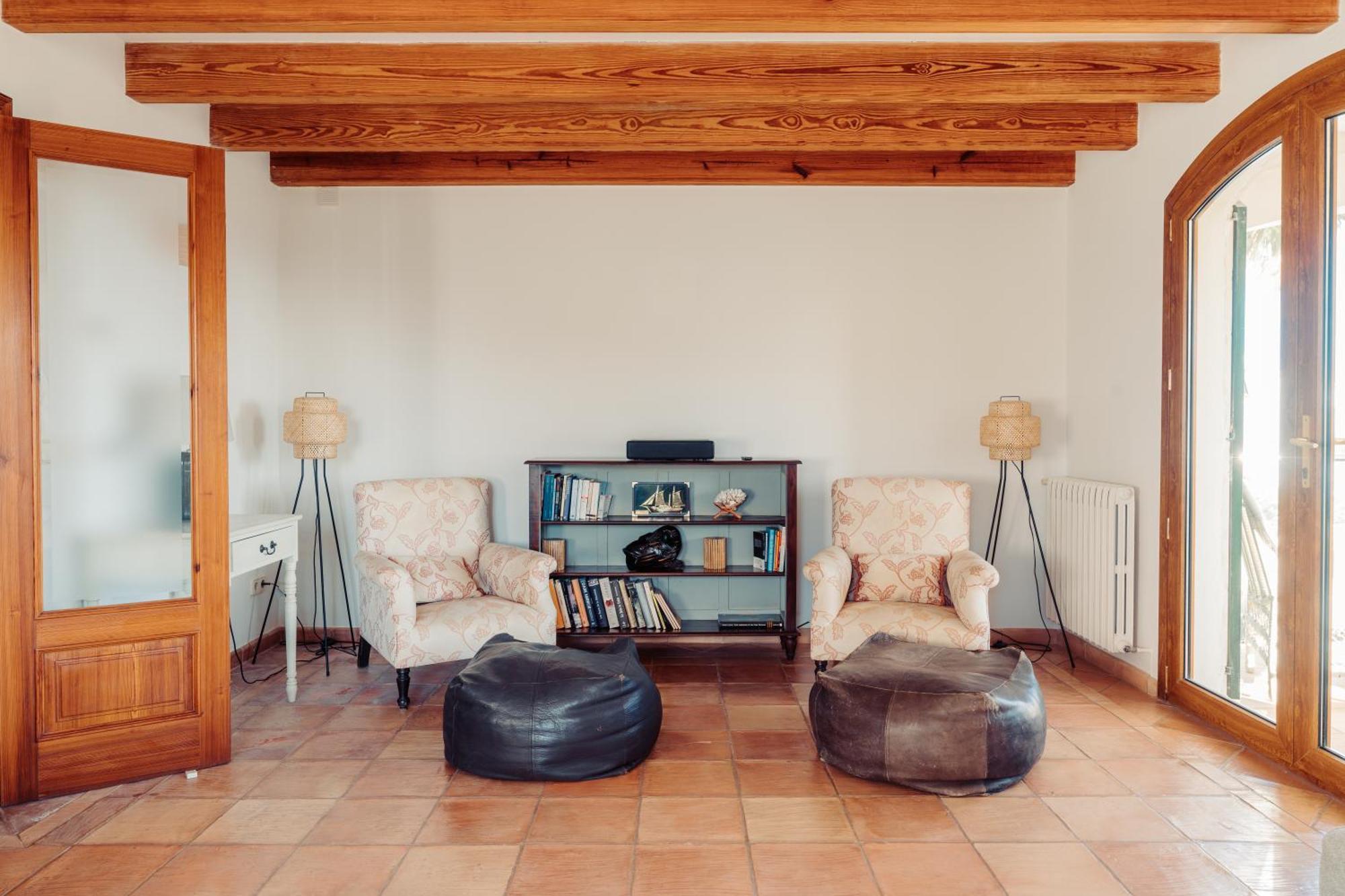 Mallorca Finca Haus Mit Pool Direkt Am Meer Es Trenc, Bootstour Moeglich Sa Rapita Luaran gambar